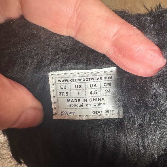 KEEN WOMEN’S SUNRIVER BLACK BOOT HIGH BOOTS US SZ 7 - Picture 14 of 14